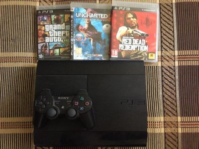 Лот: 7603626. Фото: 1. Sony PlayStation 3 super slim... Игровые приставки, консоли