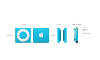 Лот: 7802562. Фото: 1. Ipod shuffle 4. Плееры