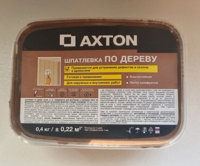 Лот: 24003202. Фото: 1. Шпатлёвка по дереву. Краски, лаки, растворитель