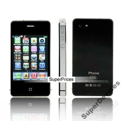 Лот: 1038785. Фото: 1. Копия Iphone 4G-Sciphone I68 2Sim... Смартфоны