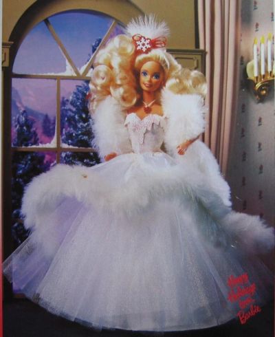 Лот: 6429400. Фото: 1. 1989 Happy Holidays Barbie кукла... Куклы и аксессуары