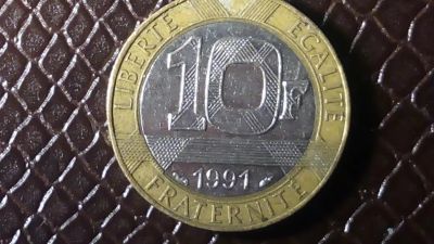 Лот: 7757658. Фото: 1. 10 франков 1991 год Франция 99. Остальные страны