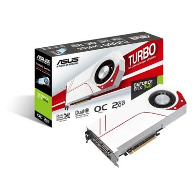 Лот: 15940343. Фото: 1. ASUS GeForce GTX 960 TURBO 4GB. Видеокарты