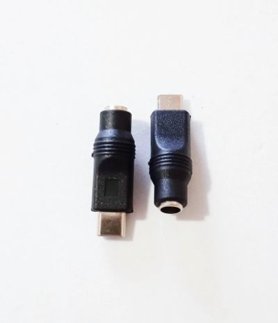 Лот: 23705223. Фото: 1. Адаптер Type-C DC 5,5x2,1 переходник... Дата-кабели, переходники