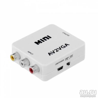 Лот: 15764421. Фото: 1. Переходник 3RCA - VGA (гн/гн... Шлейфы, кабели, переходники