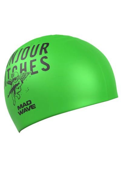 Лот: 25072127. Фото: 1. Силиконовая шапочка Mad Wave Bonjour... Плавание