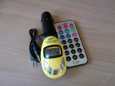 Лот: 1170367. Фото: 1. FM-модулятор MP3 (трансмиттер... Аксессуары для автозвука