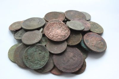 Лот: 5478446. Фото: 1. 57 царких монет. Россия до 1917 года