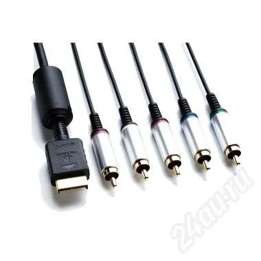 Лот: 729741. Фото: 1. component cable ps2/ps3. Запчасти для игровых приставок, консолей