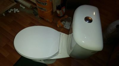 Лот: 7856704. Фото: 1. унитаз с новостройки. все в комплекте... Унитазы, биде