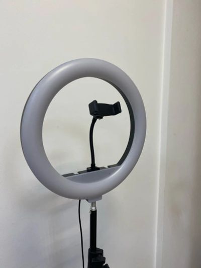 Лот: 16372076. Фото: 1. Селфи кольцо 30CM 12" с держателем... Вспышки, осветители, рассеиватели