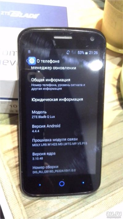 Лот: 9094413. Фото: 1. Zte blade Q lux. Смартфоны