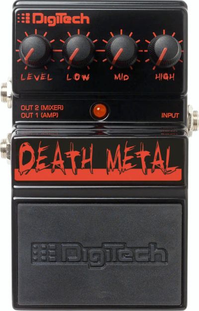 Лот: 6484887. Фото: 1. Гитарная педаль Digitech Death... Гитарные эффекты и комбоусилители