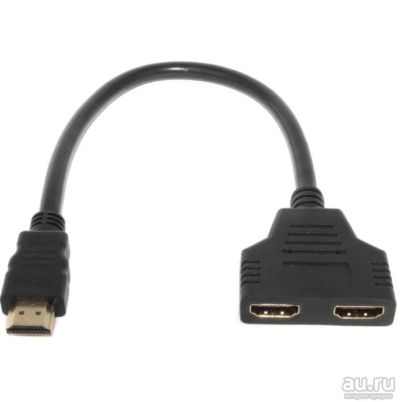 Лот: 15809598. Фото: 1. Адаптер разветвитель 1 HDMI M... Шнуры, кабели, разъёмы