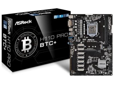 Лот: 10897857. Фото: 1. Материнская плата ASRock H110... Материнские платы