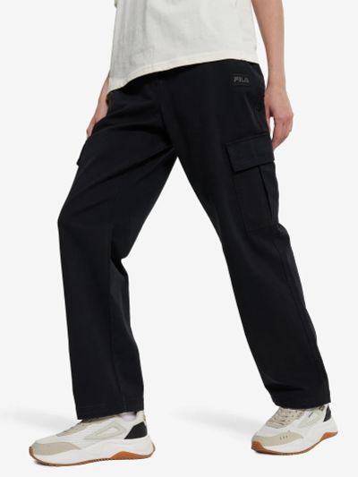Лот: 25537359. Фото: 1. Брюки женские FILA, Черный. Спортивные брюки, штаны