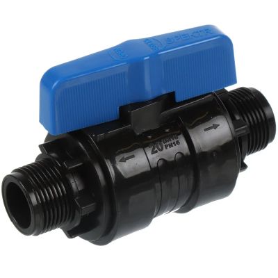 Лот: 24109585. Фото: 1. ПНД кран 3/4"-3/4", наружный/наружный... Водопроводные и канализационные трубы