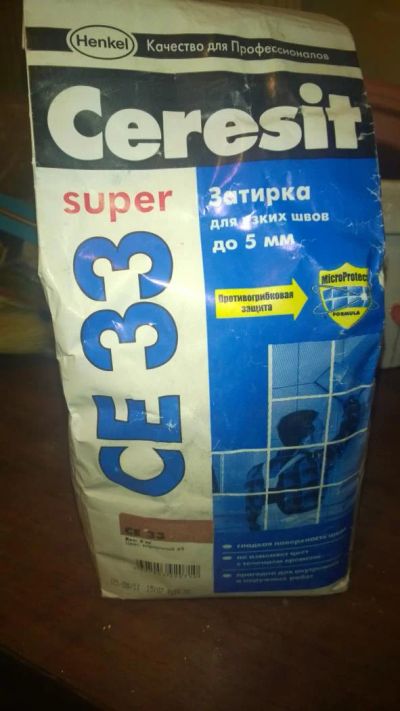 Лот: 4496101. Фото: 1. замазка для кафеля. Смеси, шпатлевки, цемент