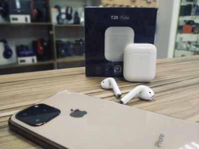 Лот: 15398890. Фото: 1. Гарнитура Bluetooth T20 Airpods... Красноярск