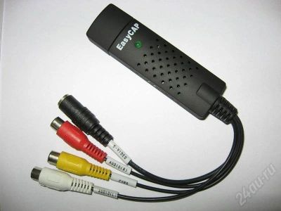 Лот: 597233. Фото: 1. EasyCAP USB адаптер - переходник... ТВ-тюнеры и карты захвата