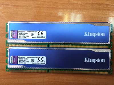 Лот: 7409115. Фото: 1. Память Kingston HyperX Blu (2Гбx2... Оперативная память