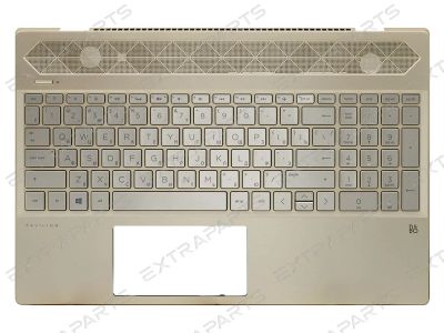 Лот: 18883103. Фото: 1. Топ-панель HP Pavilion 15-cs золотая... Клавиатуры для ноутбуков
