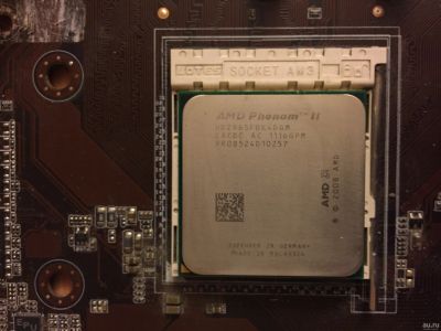 Лот: 13620593. Фото: 1. Процессор AMD Phenom II X4 3.4... Процессоры