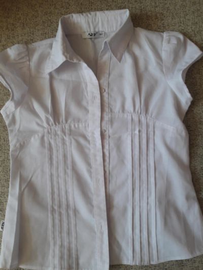 Лот: 9857810. Фото: 1. Продам блузку белую Sly, Польша... Рубашки, блузки, водолазки