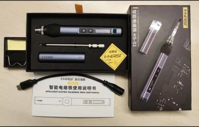 Лот: 22836734. Фото: 1. Паяльник Fnirsi HS-01 USB Type-C. Радиолюбительский инструмент