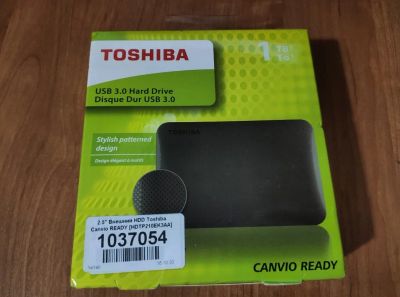 Лот: 17192166. Фото: 1. 2.5" Внешний жесткий диск Toshiba... Внешние жесткие диски
