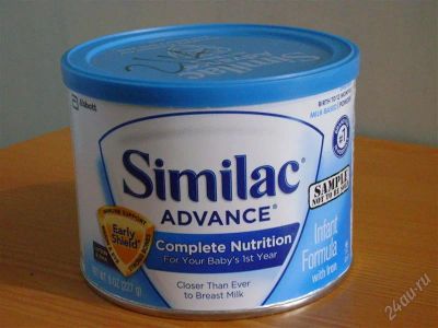 Лот: 2039032. Фото: 1. Similac (0-12 мес.) 3 баночки... Детское питание