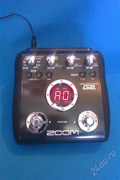 Лот: 1880438. Фото: 1. Гитарный процессор "Zoom G2". Гитарные эффекты и комбоусилители