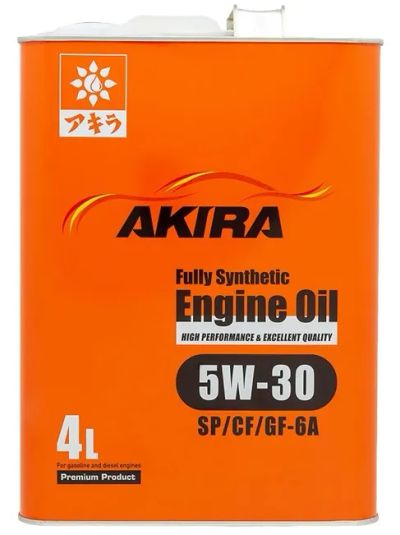 Лот: 25679757. Фото: 1. Масло моторное Akira Oil 5w30... Масла, жидкости