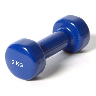 Лот: 22364096. Фото: 1. Гантель Sportex виниловая 2 кг... Гантели