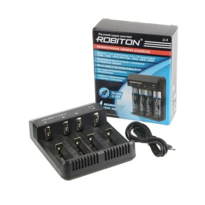 Лот: 17280134. Фото: 1. З/У Lit/Mh Robiton Li-4 USB 17519. Зарядные устройства, блоки питания для бытовой техники