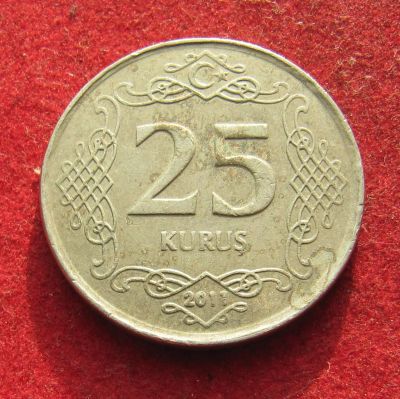 Лот: 21066409. Фото: 1. Турция 25 курушей, 2011г. Ближний восток