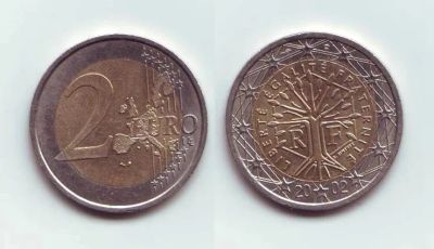 Лот: 19429069. Фото: 1. Монета Франция - 2 евро (2002). Европа