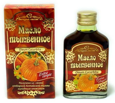 Лот: 12963431. Фото: 1. Масло тыквенное "Алтай" 100 мл... Диетическое питание