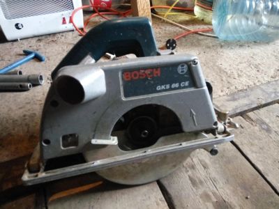 Лот: 7348275. Фото: 1. Дисковая пила паркетка Bosh gks... Запчасти