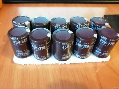 Лот: 15129108. Фото: 1. Конденсатор 450 В 330 мкф (330... Конденсаторы