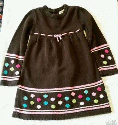 Лот: 8244896. Фото: 1. Шерстяное платье Polkatots, 3T. Платья, сарафаны