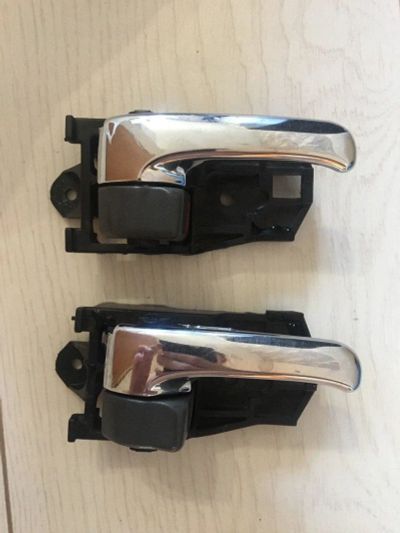 Лот: 16055470. Фото: 1. Ручки салона хром Toyota Cresta... Салон