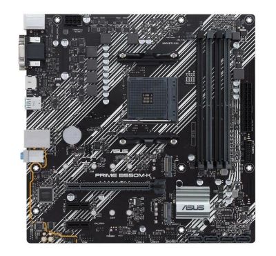 Лот: 17688739. Фото: 1. Материнская плата ASUS PRIME B550M-K. Материнские платы