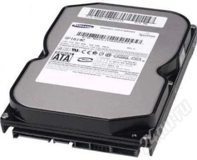 Лот: 259168. Фото: 1. HDD SATA 160Gb Samsung SP1614C. Жёсткие диски (HDD)