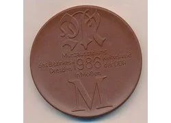 Лот: 18350717. Фото: 1. Германия ГДР 1986 Медаль нумизматическая... Сувенирные