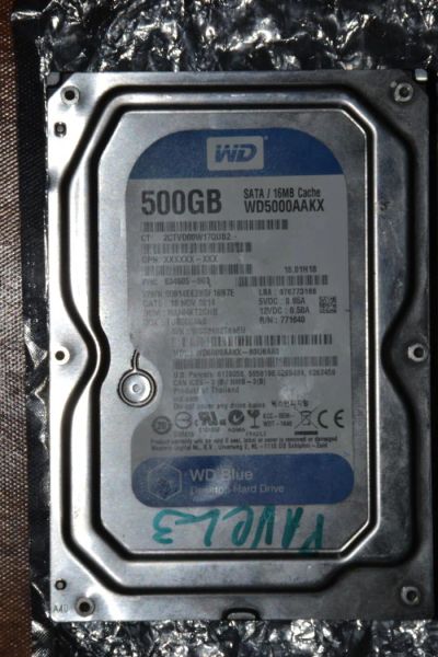 Лот: 6823827. Фото: 1. WD5000AAKX. Жёсткие диски (HDD)
