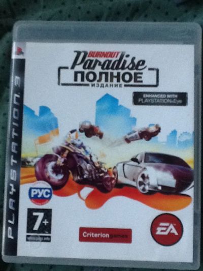 Лот: 4942092. Фото: 1. Burnout paradise полное издание... Игры для консолей
