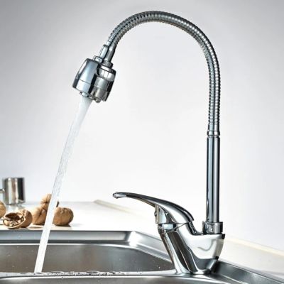 Лот: 24086950. Фото: 1. Смеситель для кухни, Frap, гибкий... Смесители
