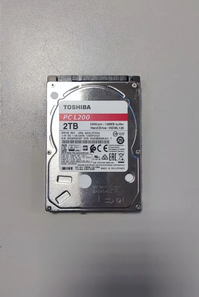 Лот: 21042379. Фото: 1. Жесткий диск Toshiba PC L200 HDWL120... Жёсткие диски (HDD)