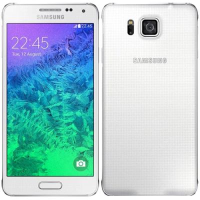 Лот: 5042114. Фото: 1. Samsung Galaxy Alpha White / белый... Смартфоны